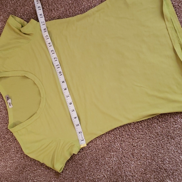 Lime Green Tee Shirt Size M - Picture 5 of 6